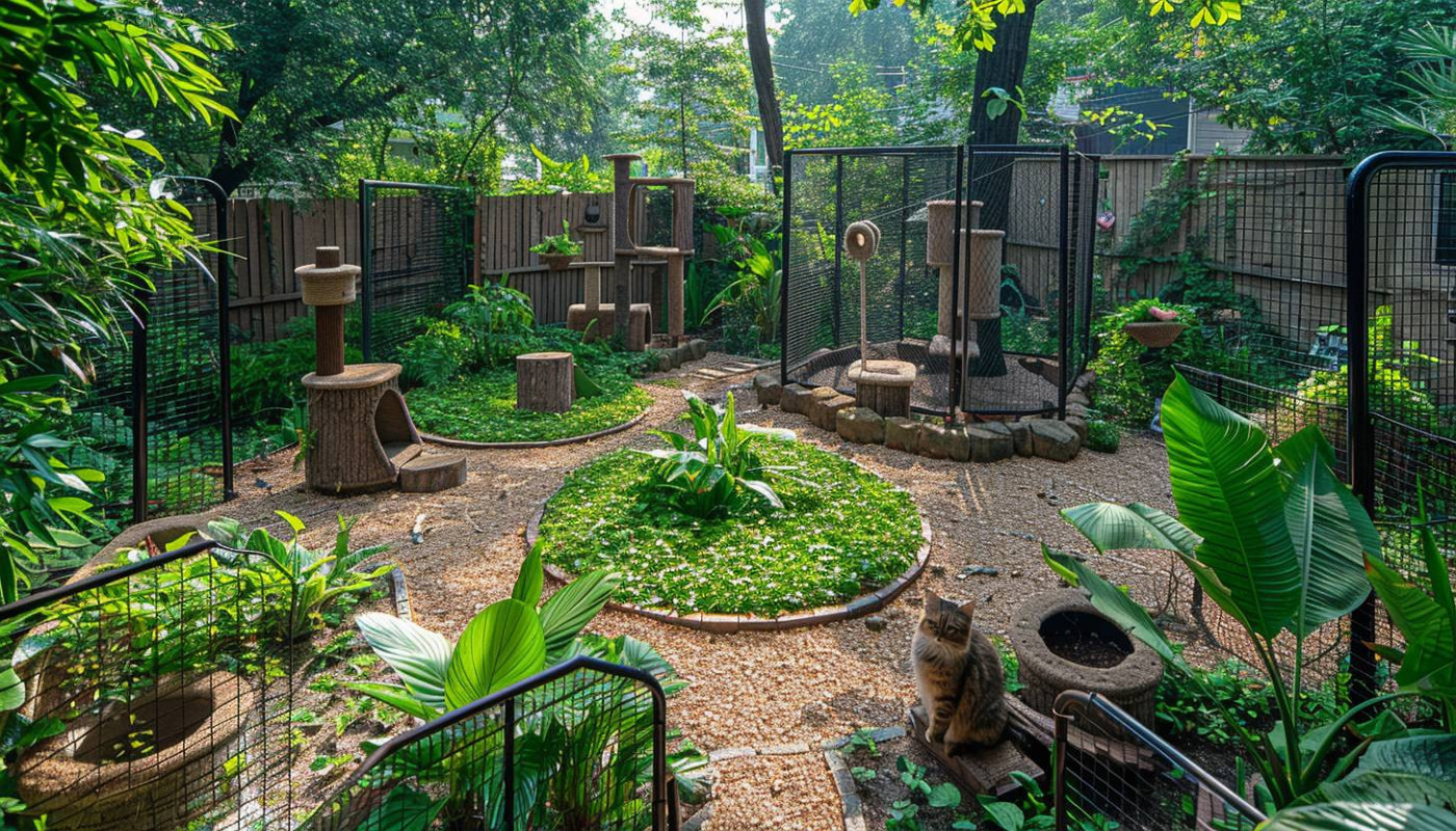 Jardins sécurisés pour chats créer un espace extérieur sûr et stimulant pour votre félin