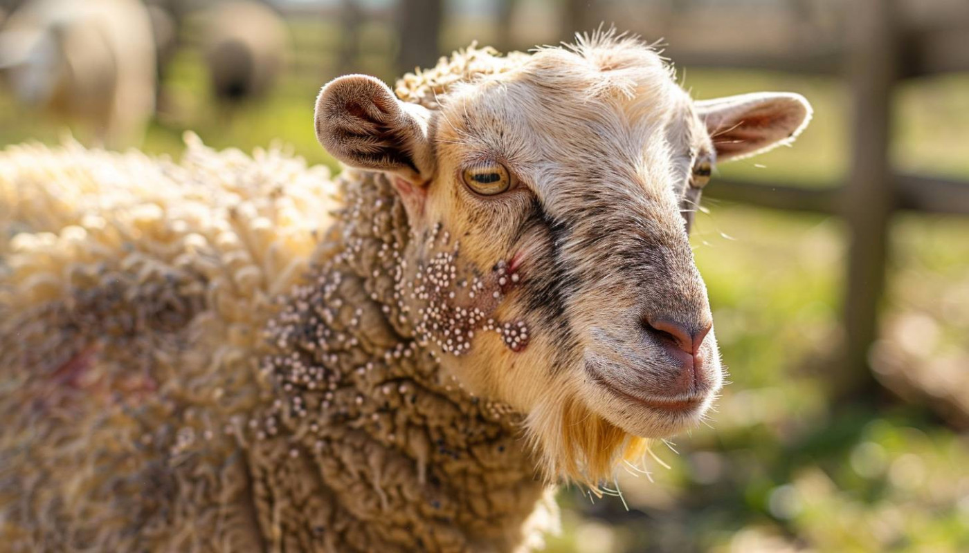 Chien - Symptômes et traitement de la gale chez les chèvres, moutons et bovins